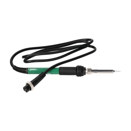 939D replacement soldering iron handle with flexible lead and anti-slip grip, conical tip for PCB work
