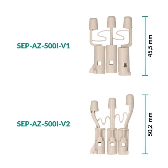 Fiat 500, Abarth 500, 595, 695 speedometers ivory buttons