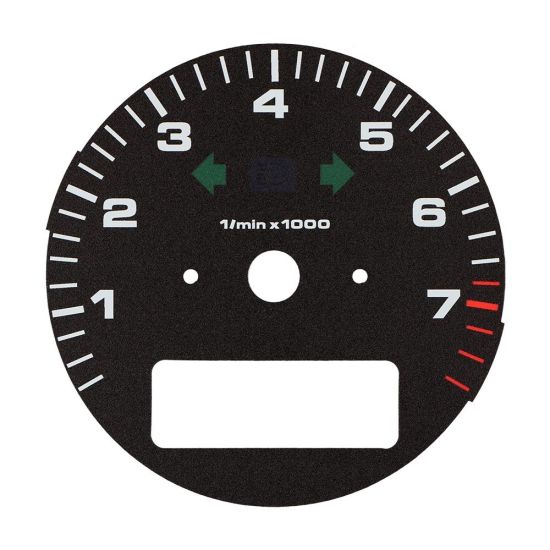 Fondino contagiri quadro strumenti Porsche 911 964 Carrera 2, Carrera 4 e 993 Carrera 2 - 2S, Carrera 4 - 4S, Targa, Turbo S e GT2 - icone spente