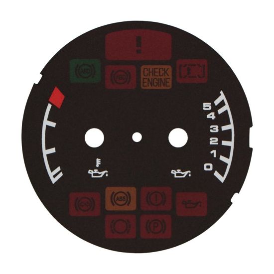 Fondino temperatura e pressione olio quadro strumenti Porsche 911 993 (versioni europee) - icone spente