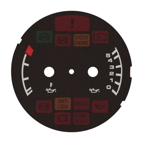 Fondino temperatura e pressione olio quadro strumenti Porsche 911 993 (versioni USA) - icone spente