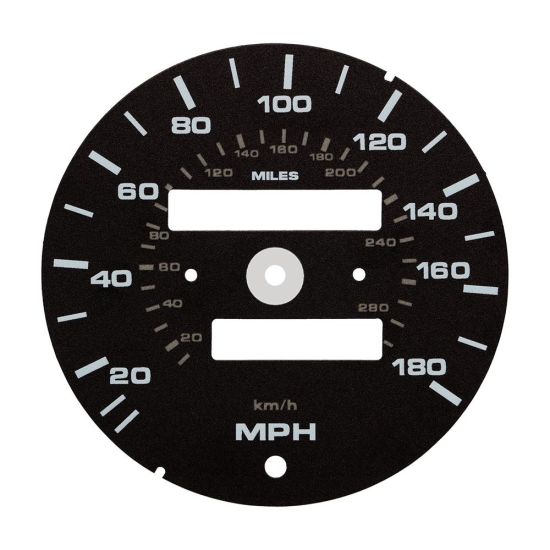 Speedometer dial for Porsche 993 964 kmh mph conversione (2 counters)