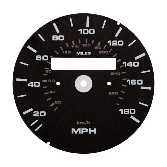 Porsche 911 964 993 kmh to mph conversion speedometer dial 