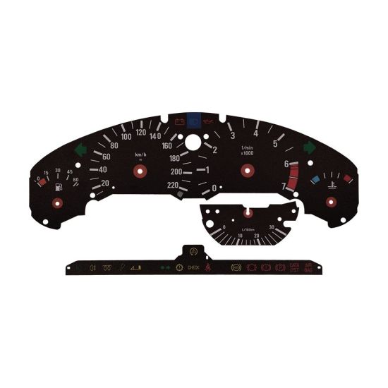 Fondino tachimetro BMW Serie 3 E36 - icone spente