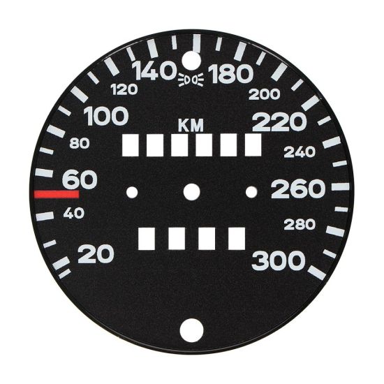 Fondino per quadri strumenti km/h Porsche 911 930 Turbo 3.3