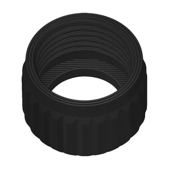 Knurled ring nut for tractors speedometer cables
