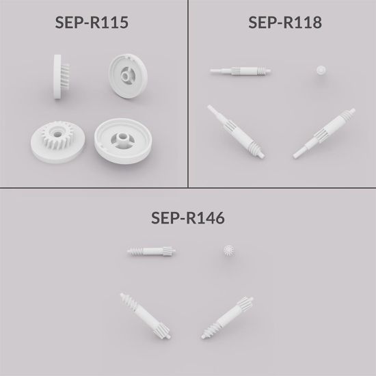 Set of gears for New Holland and Case IH speedometers hour-meters repair