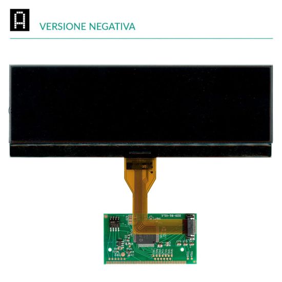 Display LCD per la riparazione dell'infocenter Johnson Controls e Borg per Citroën C3, C4, C5, C8, Jumpy, Fiat Scudo, Ulysse, Lancia Phedra e Peugeot 207, 307, 308, 407, 508, 807, 3008, RCZ, Expert, Partner, Toyota Proace