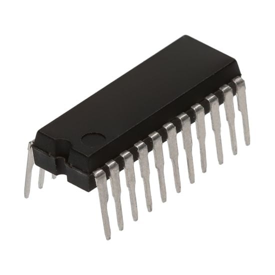 Matsushita IC Semiconductors AN8352UBK DIL22, top side cross view