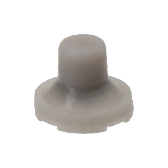 Round button in silicone rubber with pill in conductive rubber