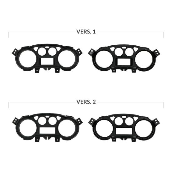 Iveco Daily 5 (2014-2019) instrument cluster glass versions comparison