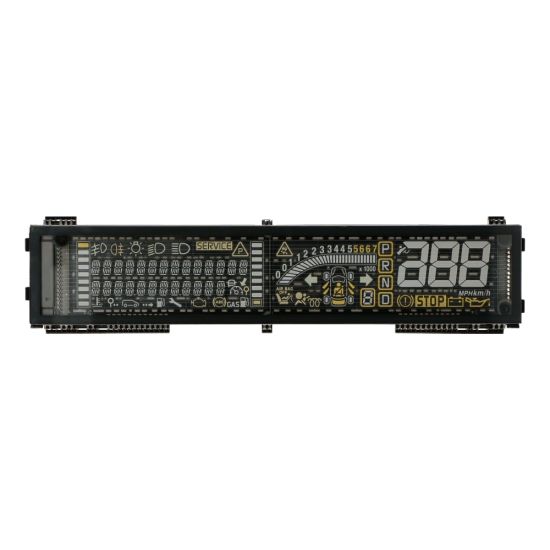 Renault Scenic instrument cluster left side LCD display, front side
