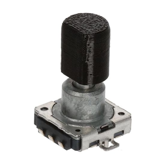 Replacement rotary encoder, 16 ppr, with push button, 32 detents - 15,7x12x19,5mm