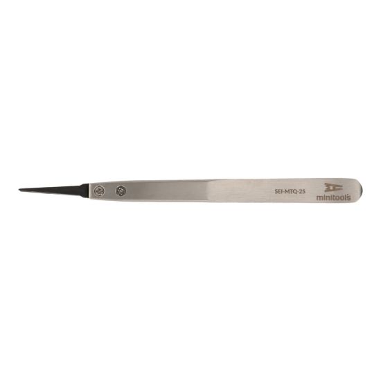 ESD tweezer with fine plastic tip (128x10x13mm)