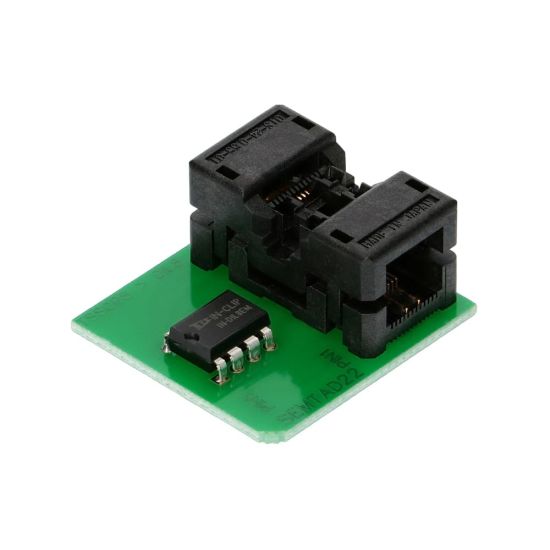 Adapter socket from TSSOP8 SOCKET to DIL8-IN-CLIP  