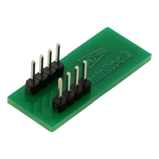 Adapter board from MSOP8 PCB to DIL8 PIN  