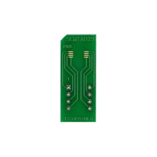 Adapter board from TSSOP8 PCB to DIL8 PIN