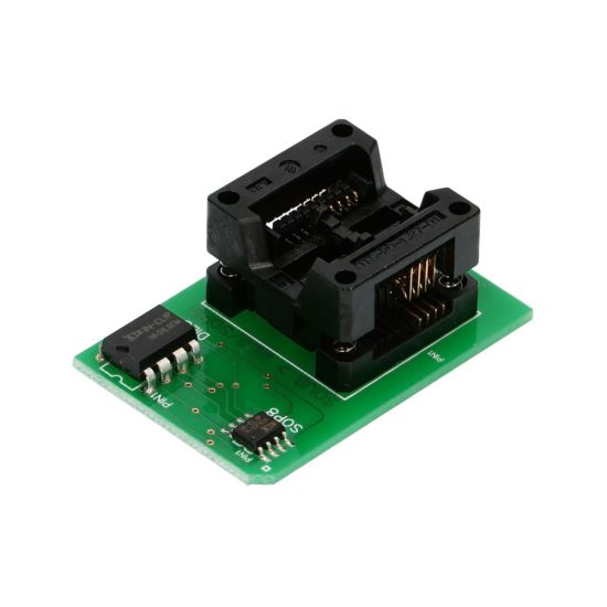 Adapter socket from SOIJ8 SOCKET to SOP8/DIL8 IN-CLIP