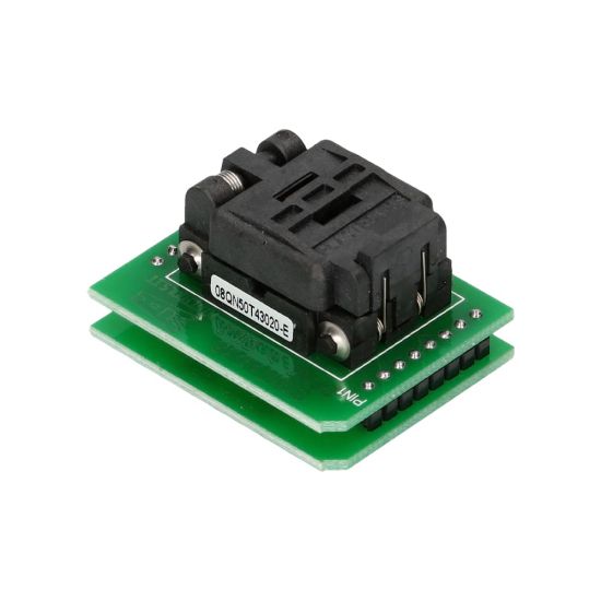 Adapter socket from DFN8 SOCKET to DIL8 PIN  