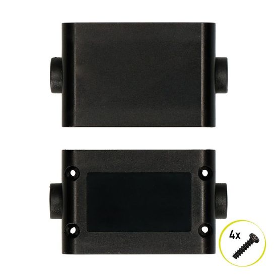 Contenitore per elettronica con doppio passacavo