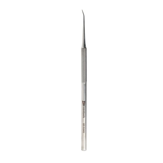 Angled tip steel probe