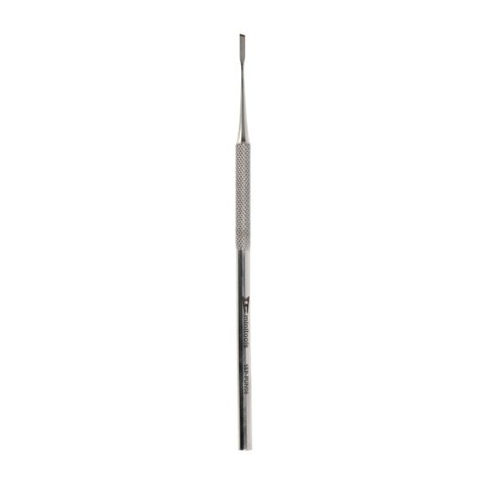 Steel probe with flat tip