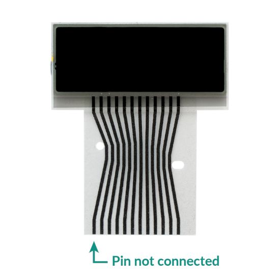 Right side LCD display (clock) for repairing Mercedes C-Class, E-Class, CLK and SLK instrument clusters