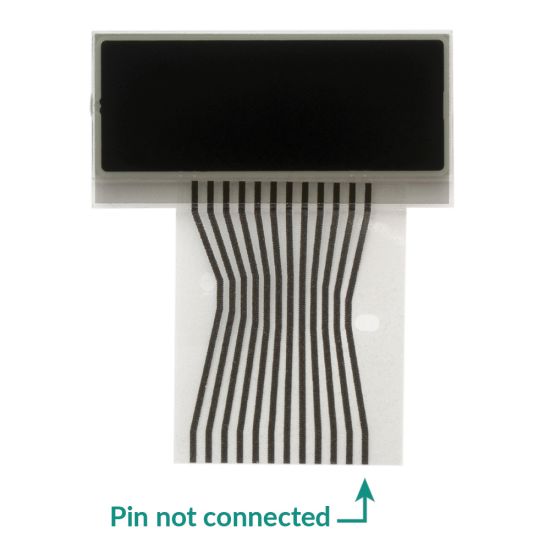 LCD display (left side) to repair Mercedes C-Class W202, E-Class W210, CLK W208, SLK R170 dashboards