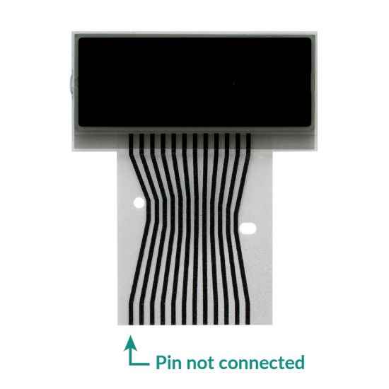 LCD display (right side) to repair Mercedes C-Class W202, E-Class W210, CLK W208, SLK R170 dashboards