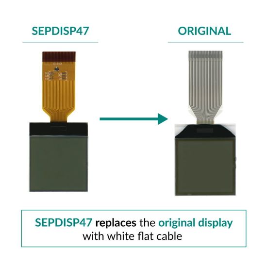 LCD display for New Holland Speedometer - comparison
