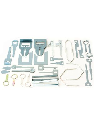 Set of release keys for several car radios