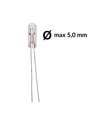 T4,7 1,1W 14V wire base miniature incandescent light bulb