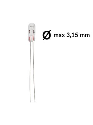 Micro mini lampadina ad incandescenza T3 70mA 24V