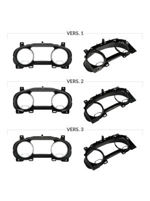 Confronto versioni cover anteriore contachilometri Jeep Renegade - versioni benzina