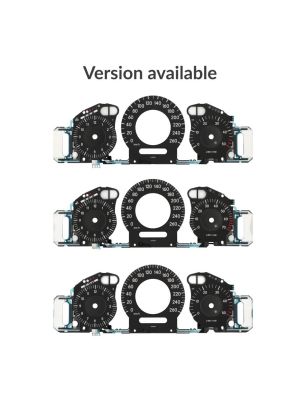EL panel with gauge face (black - km/h) for Mercedes CLK W209, CLS C219 and E-Class W211 instrument clusters - versions available