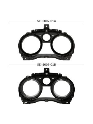 Versions comparison of Opel - Vauxhall Corsa speedometer lens
