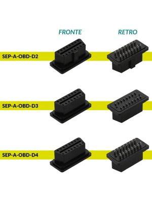 Connettore femmina tipo A OBD2 - confronto versioni