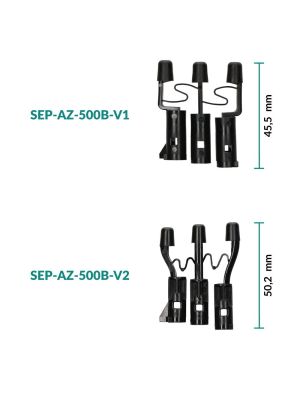 Pulsanti neri per cruscotto Fiat 500, Abarth 500, 595, 695