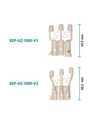 Pulsanti avorio per contachilometri Fiat 500, Abarth 500, 595, 695