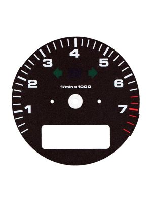 Fondino contagiri quadro strumenti Porsche 911 964 Turbo 3.3 e 993 Turbo - icone spente
