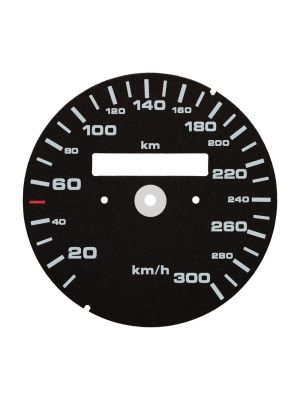 Fondino conversione miglia chilometri tachimetro Porsche 993 - 964 (cambio manuale singolo numeratore)