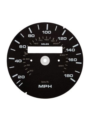 Serigrafia conversione tachimetro Porsche 993 964 da 300 kmh a 180 mph