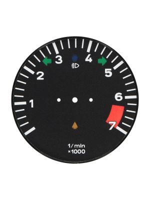 Fondino per contagiri cruscotto Porsche 911 Carrera 3.2 e 911 SC 3.0 (versioni con icona cambio marcia)