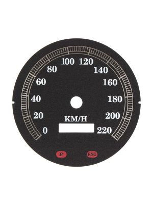 Fondino tachimetro Harley Road King FLHR - icone accese