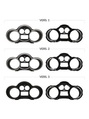 Confronto versioni Cover anteriore contachilometri Alfa Romeo 147 e GT (modelli pre-restyling)