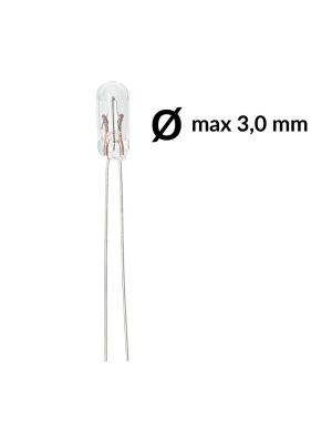 Mini - Micro lampadina ad incandescenza T1 40mA 14V