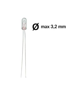 Micro mini lampadina ad incandescenza T1 80mA 12V