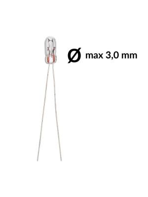 Mini - Micro lampadina ad incandescenza T1 50mA 12V