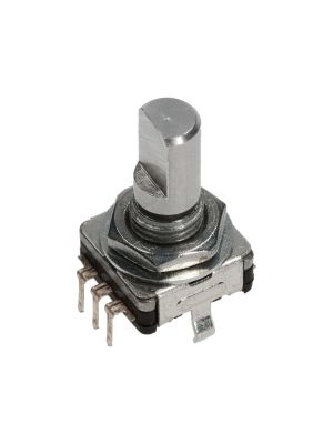 Encoder di ricambio con tasto a pressione per apparecchiature elettroniche - 15 ppr - 0 scatti
