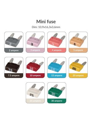 32V APM ATM Mini fuse for automotive - ampere available